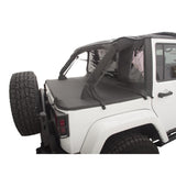 Rampage Jeep Wrangler(JK) Unlimited 4-Door Trailview Tonneau Top - Black Diamond
