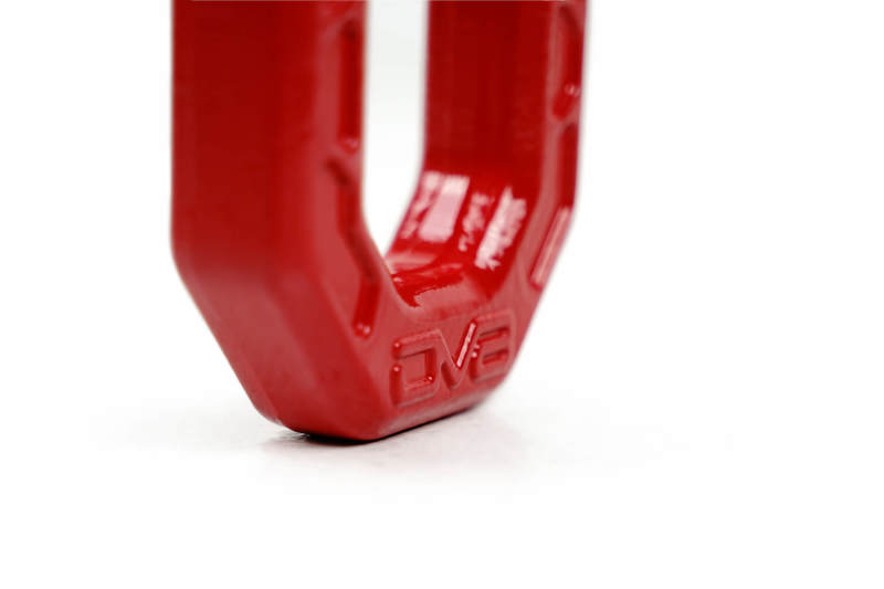 DV8 Offroad Elite Series D-Ring Shackles - Pair (Red)