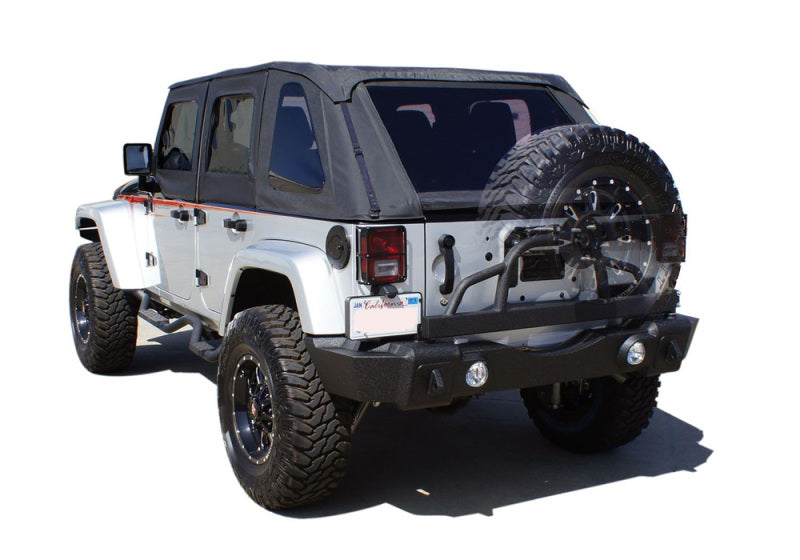Rampage Jeep Wrangler(JK) Recovery Bumper Rear - Black