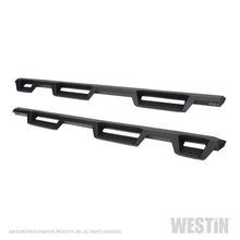 Load image into Gallery viewer, Westin Chevrolet Silverado/Sierra 1500 (5.5ft) Drop Wheel to Wheel Nerf Step Bars - Txt Black