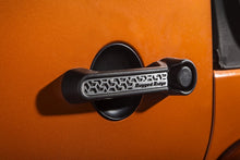 Load image into Gallery viewer, Rugged Ridge Elite Dr Hndle Insert Contrast Tread4D Jeep Wrangler JK