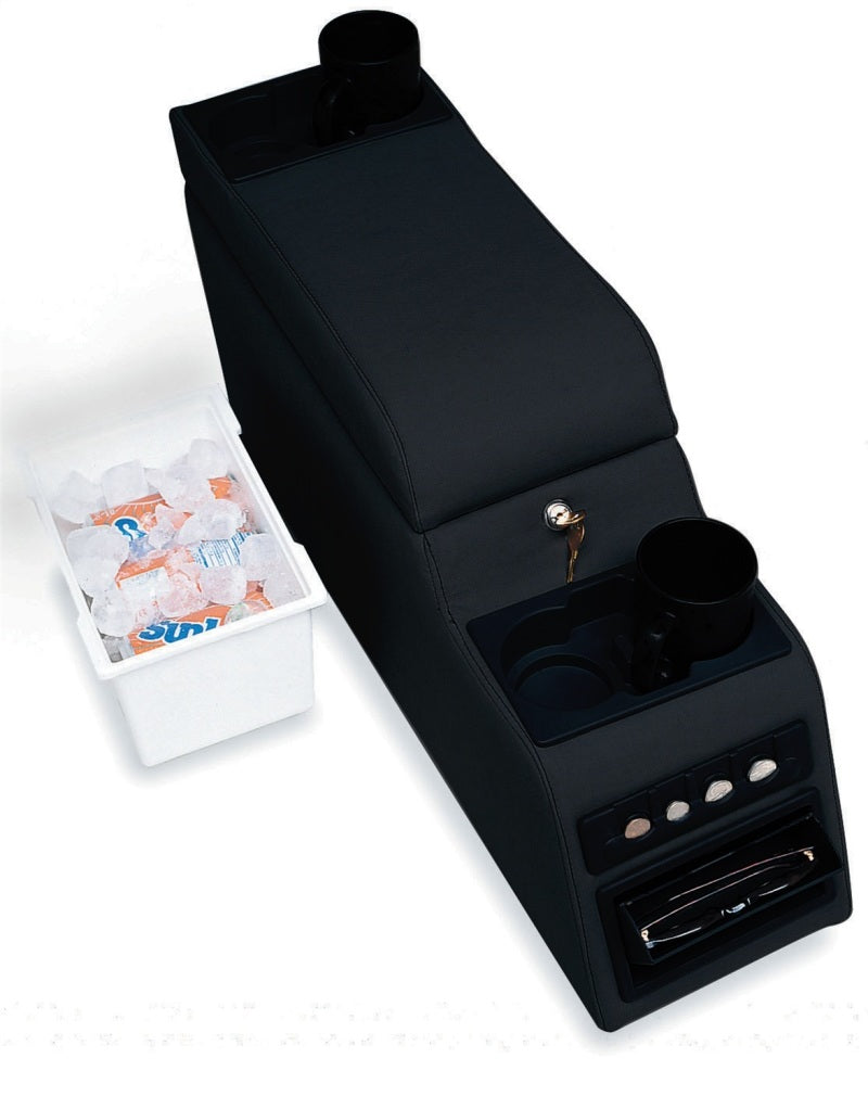 Rampage Jeep CJ5 Locking Center Console - Black Denim