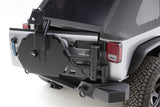 Rampage Jeep Wrangler JK (Incl. Unlimited) Trail Guard Tire Carrier - Black