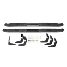 Load image into Gallery viewer, Westin 2014+ Chevrolet/GMC Silverado Sierra 1500 Dbl Cab PRO TRAXX 4 Oval Nerf Step Bars - Black