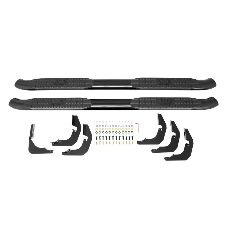 Westin Toyota Tundra CrewMax PRO TRAXX 4 Oval Nerf Step Bars - Black