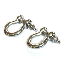 Load image into Gallery viewer, Rugged Ridge Stainless Steel 3/4in D-Shackles