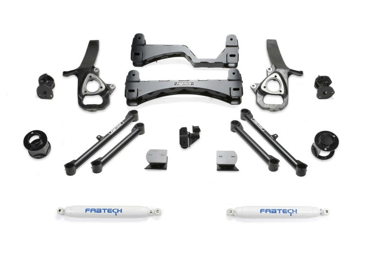 Fabtech 19+ Ram 1500 2WD 6in Basic Sys w/Perf Shks