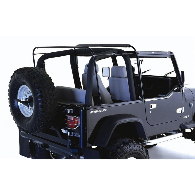 Rampage Jeep Wrangler(YJ) Soft Top Hardware - Black
