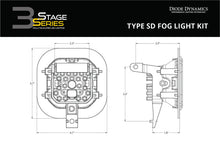 Load image into Gallery viewer, Diode Dynamics SS3 Pro Type SD Kit ABL - White SAE FogFog