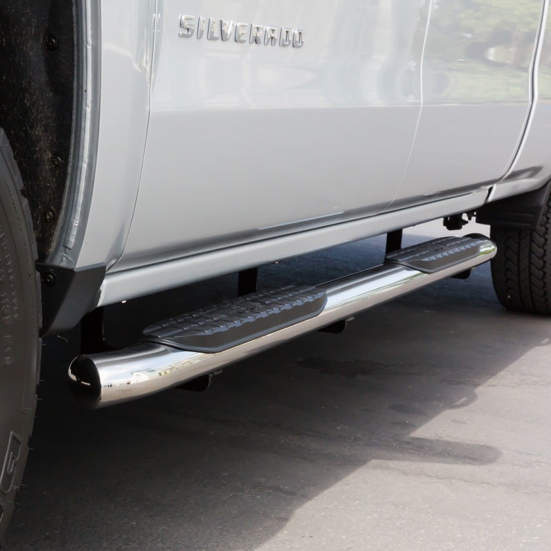Westin 2014+ Chevy Silverado 1500 Crew Cab PRO TRAXX 5 Oval Nerf Step Bars - SS