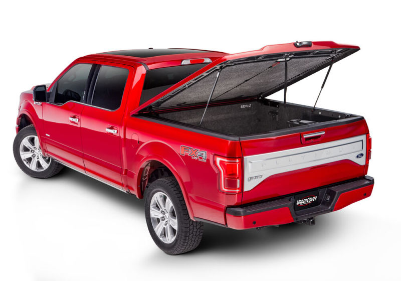 UnderCover Toyota Tacoma 6ft Elite LX Bed Cover - Bright Red (Req Factory Deck Rails)