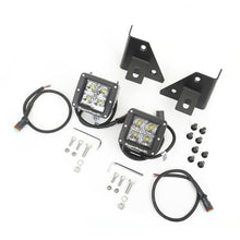 Load image into Gallery viewer, Rugged Ridge Jeep Wrangler CJ/YJ Square Windshield LED Kit w/ Brackets