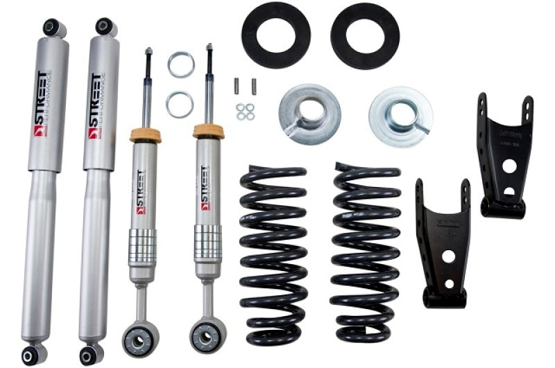 Belltech LOWERING KIT Ford F-150 (All Cabs) Short Bed 2WD 2in-3in F/ 2in R Drop w/SP Shocks