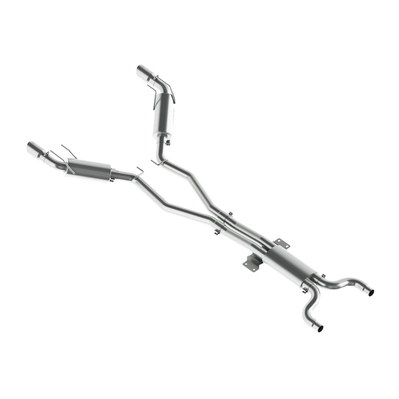 MBRP Chevrolet Camaro V8 6.2L Automatic (L99) 3 Dual Cat Back Round Tips T409