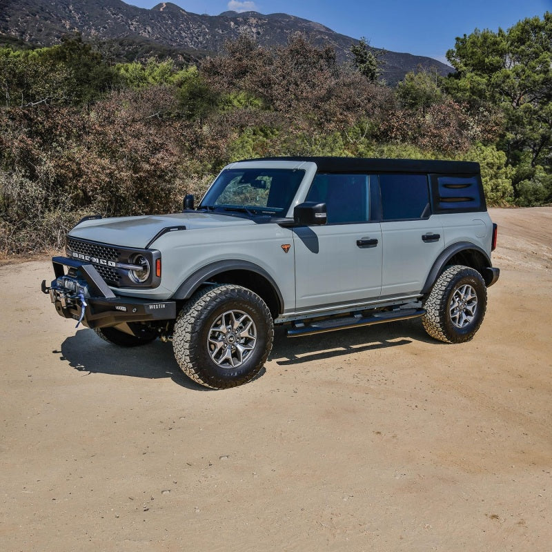 Westin Ford Bronco (4-Door) PRO TRAXX 5 Oval Nerf Step Bars - Textured Black