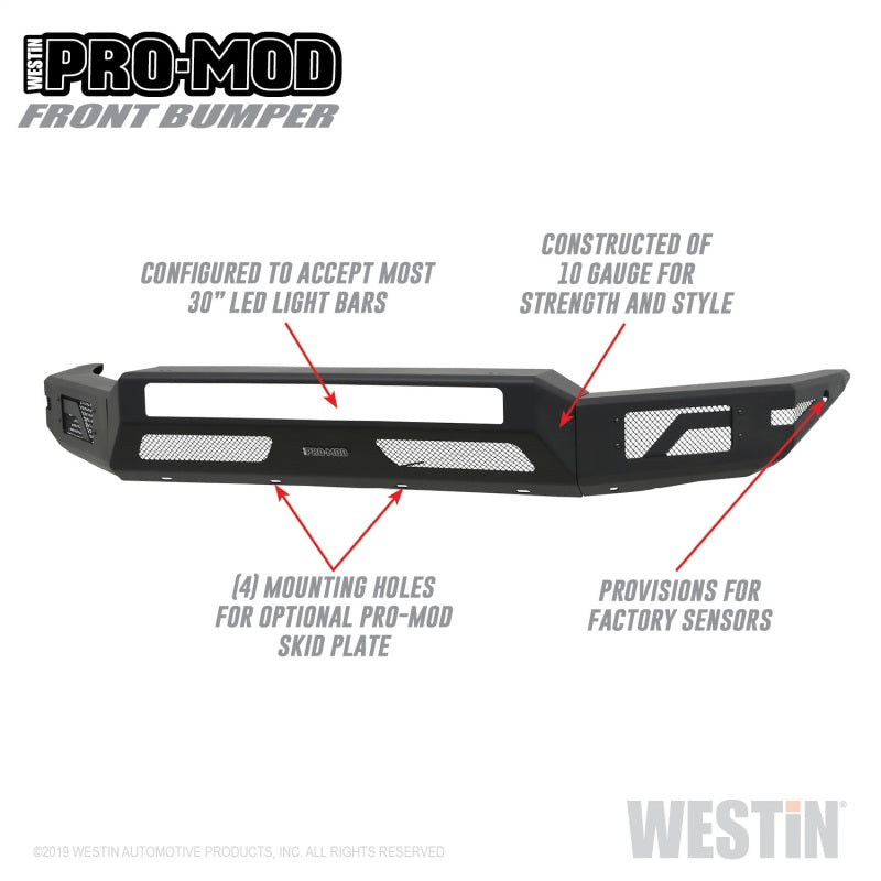 Westin 16+ Toyota Tacoma Pro-Mod Front Bumper