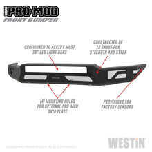 Load image into Gallery viewer, Westin 16+ Toyota Tacoma Pro-Mod Front Bumper
