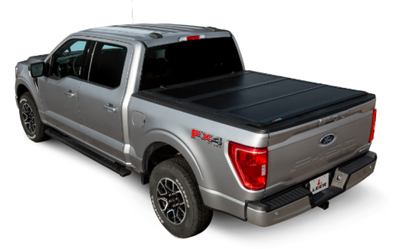 LEER 05-19 Nissan Frontier King HF350M 6Ft Tonneau Cover - Folding Compact Standard Bed