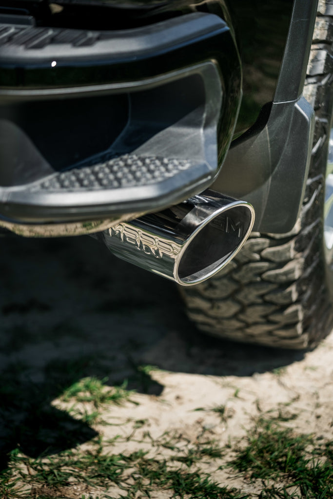 MBRP Chevrolet Silverado 2500HD 6.6L Armor Plus T409 SS Single Side Exit 5in DPF Back Exhaust