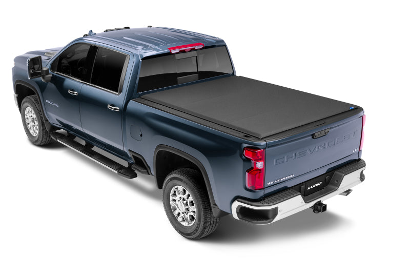 Lund Chevy Silverado 1500 (8ft. Bed) Genesis Elite Roll Up Tonneau Cover - Black