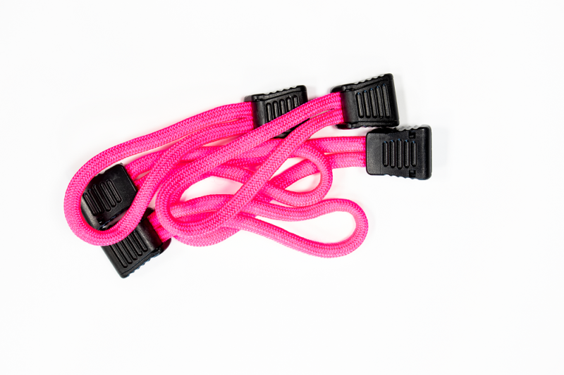Fishbone Offroad Paracord Zipper Pulls 5 Pcs Hot Pink