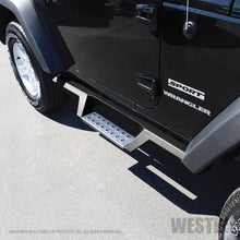 Load image into Gallery viewer, Westin 07+ Jeep Wrangler JK 2dr. HDX Stainless Drop Nerf Step Bars - Tex. Blk