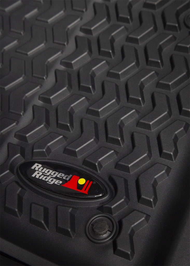 Rugged Ridge Floor Liner Front Black Jeep Wrangler 2020 Gladiator JL / JT