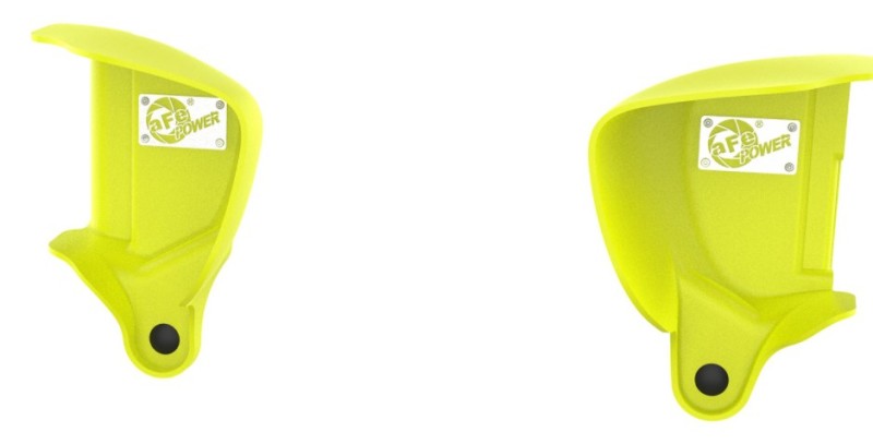 aFe Magnum FORCE Dynamic Air Scoop 15-18 BMW M3/15-20 M4 - Yellow
