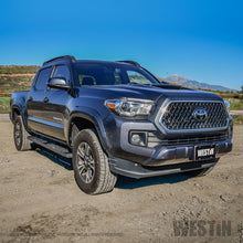 Load image into Gallery viewer, Westin 2005+ Toyota Tacoma Double Cab R5 Nerf Step Bars - Black