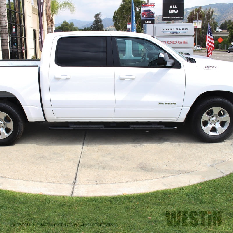 Westin 19+ Ram 1500 Quad Cab (Excludes Ram 1500 Classic) PRO TRAXX 4 Oval Nerf Step Bars - Black
