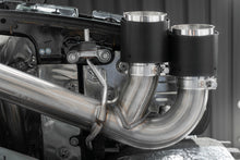 Load image into Gallery viewer, MBRP Chevrolet Corvette C8 3in Cat Back Quad Split Rear Exit w/ Carbon Fiber Tips - T304