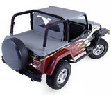 Rampage Jeep Wrangler(YJ) Cab Soft Top And Tonneau Cover - Black Denim