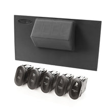 Load image into Gallery viewer, Rugged Ridge Etched Lower 4 Switch Panel Kit JK