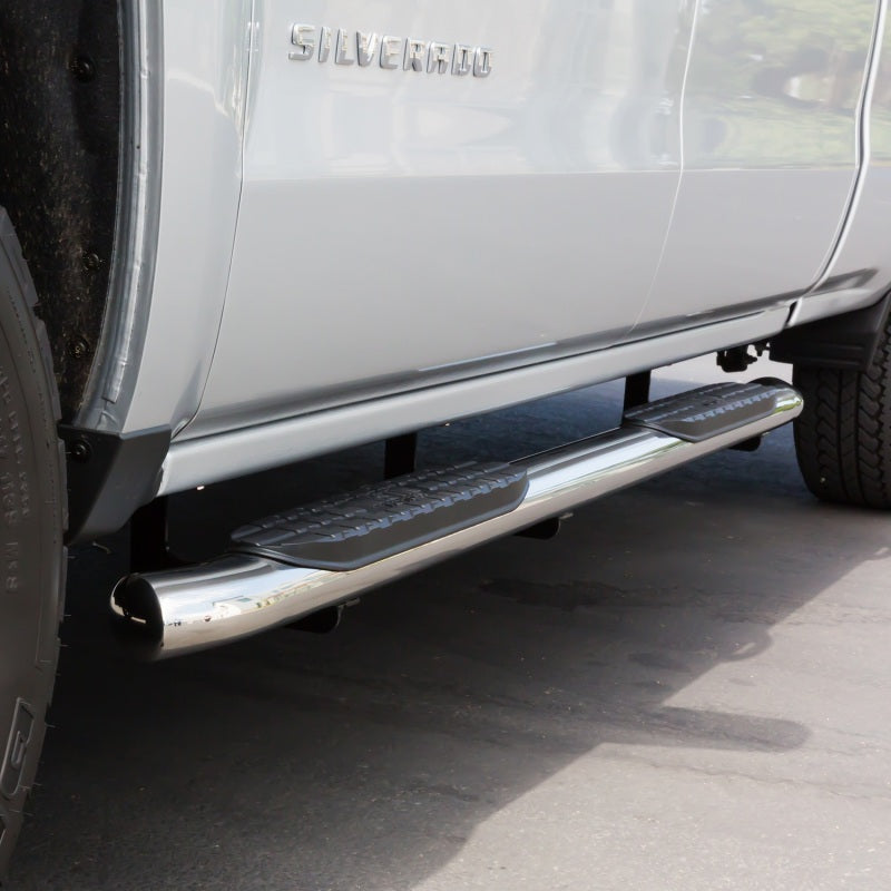 Westin 2014+ Chevy Silverado 1500 Crew Cab PRO TRAXX 5 Oval Nerf Step Bars - SS