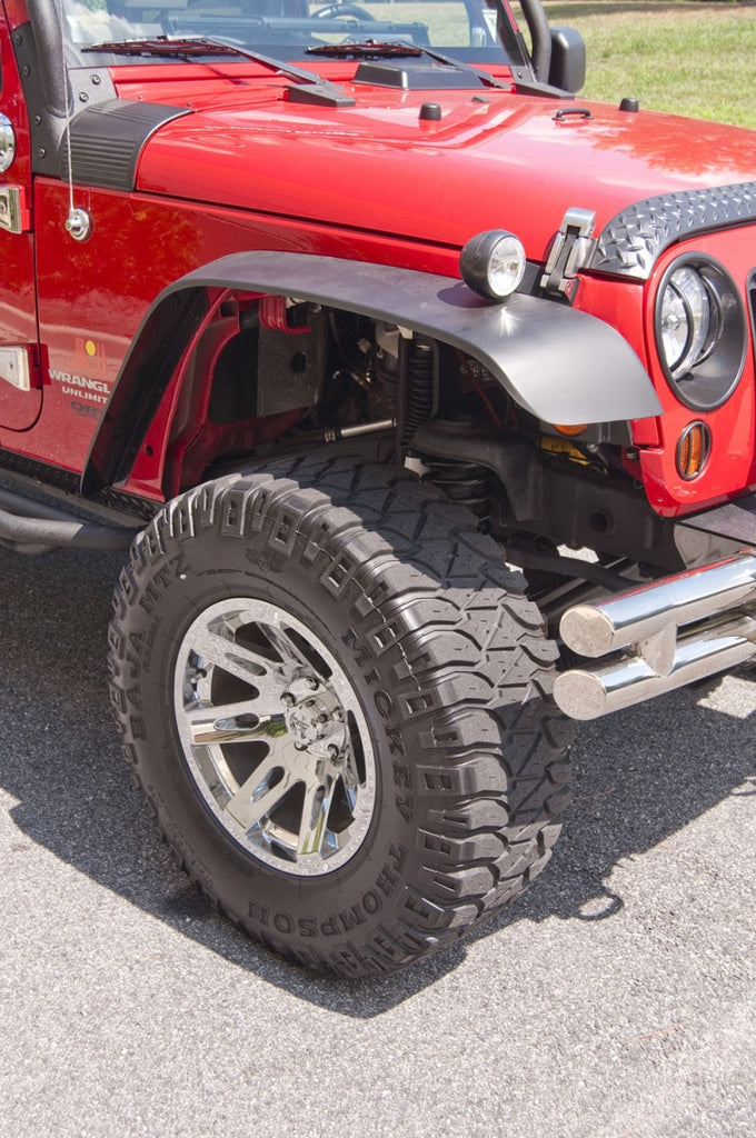 Rugged Ridge All Terrain Flat Fender Flare Kit Jeep Wrangler