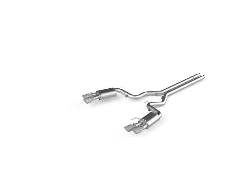 MBRP Ford Mustang GT 5.0 3in Dual Split Rear AL Cat Back w/ Quad 4.0in Dual Wall Tips