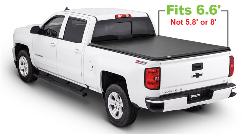 Tonno Pro 15+ Chevy Silverado 3500 6.6ft Fleetside Hard Fold Tonneau Cover