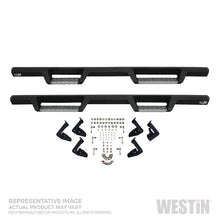 Load image into Gallery viewer, Westin 07+ Toyota Tundra DC HDX Stainless Drop Nerf Step Bars - Tex. Blk