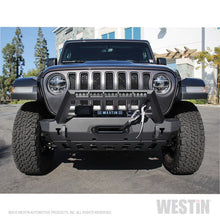 Load image into Gallery viewer, Westin 18+ Jeep Wrangler JL Stubby Front Bumper - Textured Black