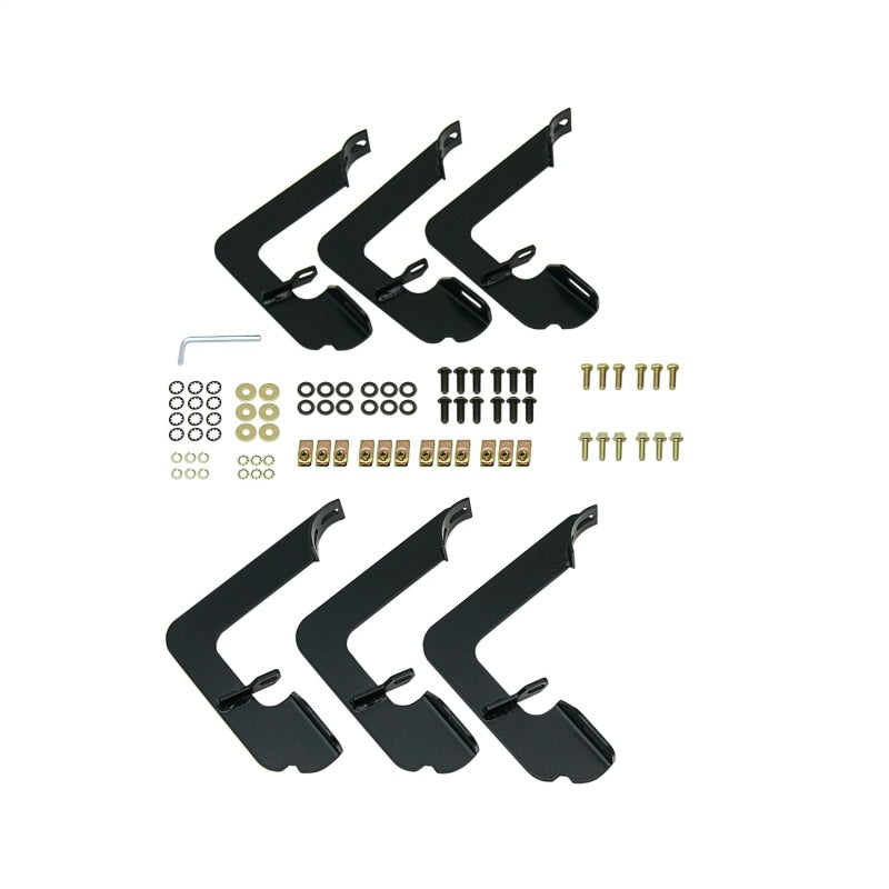 Westin 2014+ Chevy Silverado 1500 Dbl Cab (Rocker Mount) E-Series 3 Nerf Step Bars - SS