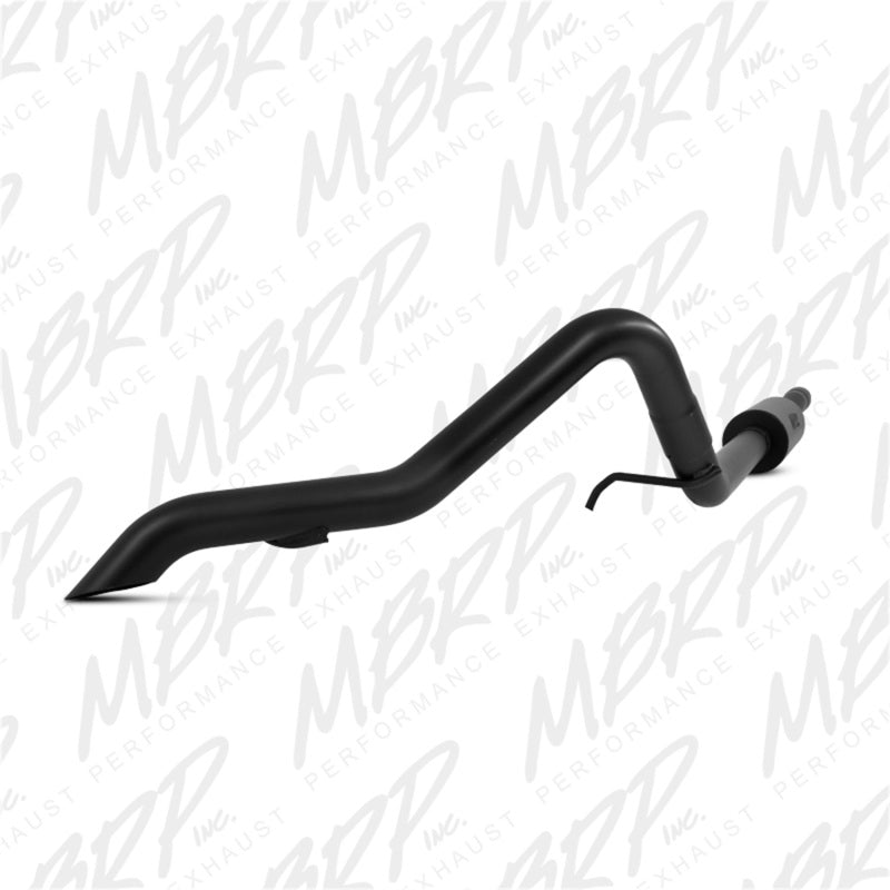 MBRP Jeep Wrangler (JK) 3.8L V6 4 dr Off-Road Tail Pipe Muffler before Axle