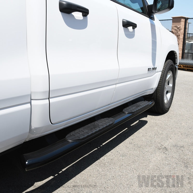 Westin Ram 1500 Quad Cab (Excl Classic) PRO TRAXX 5 Oval Nerf Step Bars - Black