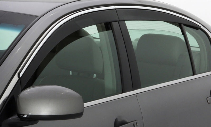 AVS 19-22 Hyundai Santa Fe Ventvisor Low Profile Window Deflectors 4pc - Chrome