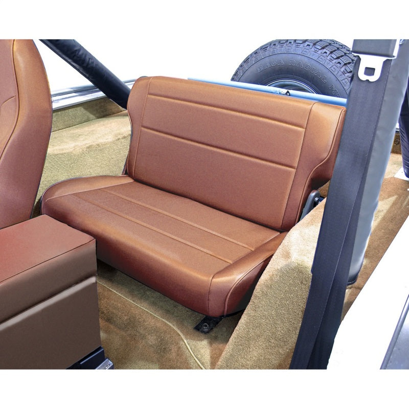 Rugged Ridge Fold & Tumble Rear Seat Tan Jeep CJ / Jeep Wrangler