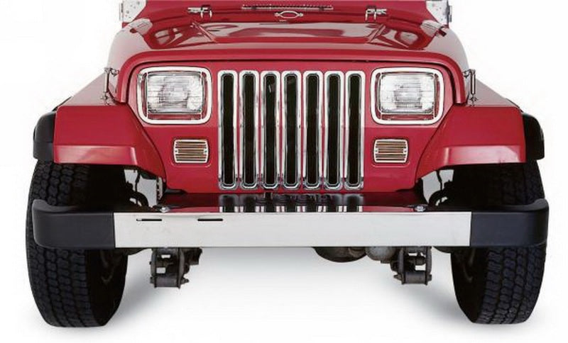 Rampage Jeep Wrangler(TJ) Grille Inserts - Chrome