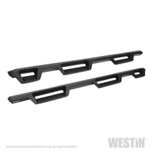 Load image into Gallery viewer, Westin Chevrolet Silverado/Sierra 1500 (5.5ft) Drop Wheel to Wheel Nerf Step Bars - Txt Black