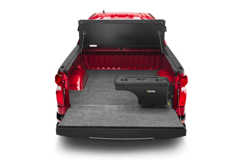 UnderCover Nissan Titan Passengers Side Swing Case - Black Smooth
