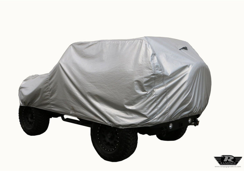 Rampage Jeep Wrangler(JK) Car Cover Multiguard - Silver