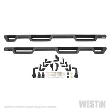 Load image into Gallery viewer, Westin 07+ Chevrolet Silverado 1500 CC 5.5ft Bed HDX Drop W2W Nerf Step Bars - Tex. Blk