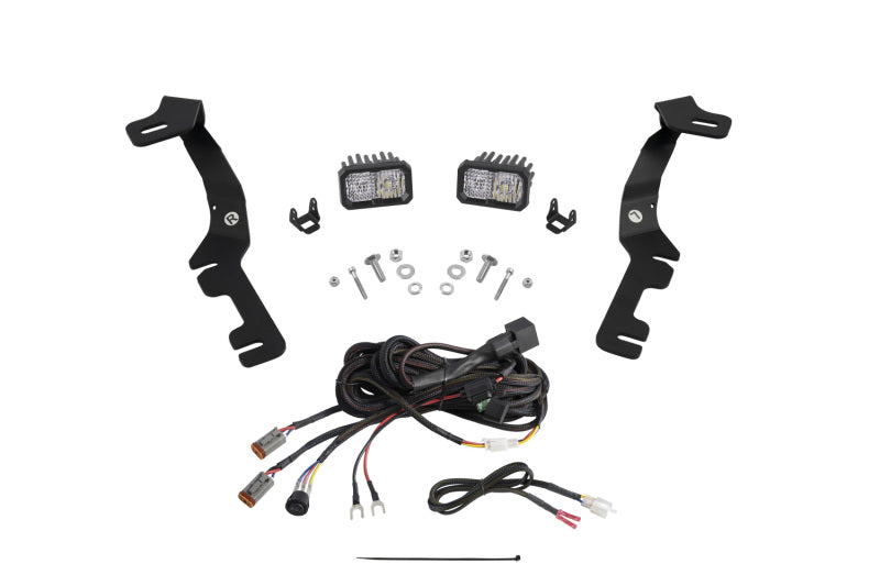 Diode Dynamics Stage Series Ditch Light Kit for 2019-Present Ram C2 Sport - White Combo